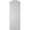 Ekena Millwork Arch Top Surface Mount PVC Gable Vent: Functional, w/ 2"W x 1-1/2"P Brickmould Frame, 12"W x 34"H GVPAR12X3402SF - alternate 4